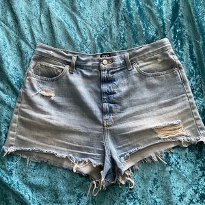 Urban Outfitters BDG Distressed High Rise Denim Shorts